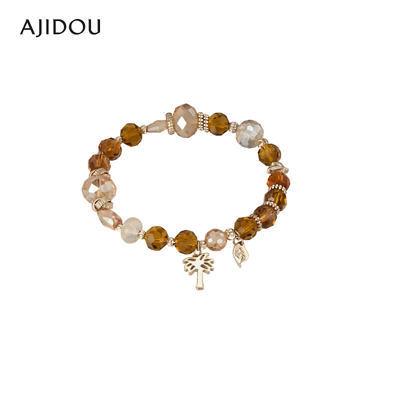 合金仿水晶手链 AJIDOU阿吉豆缤纷串珠系列时尚水晶手链