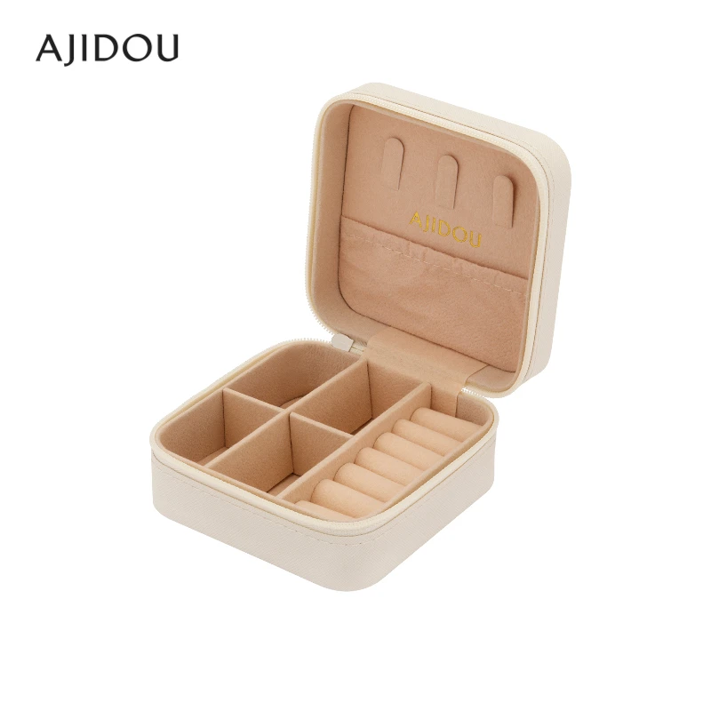 首饰盒/箱 AJIDOU阿吉豆便携式饰品盒收纳盒【ZYU】