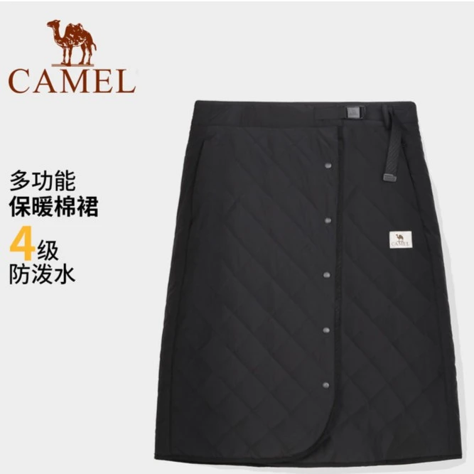 骆驼高腰显瘦半身裙2023秋冬新款防风保暖时尚A字裙A23CAPN119