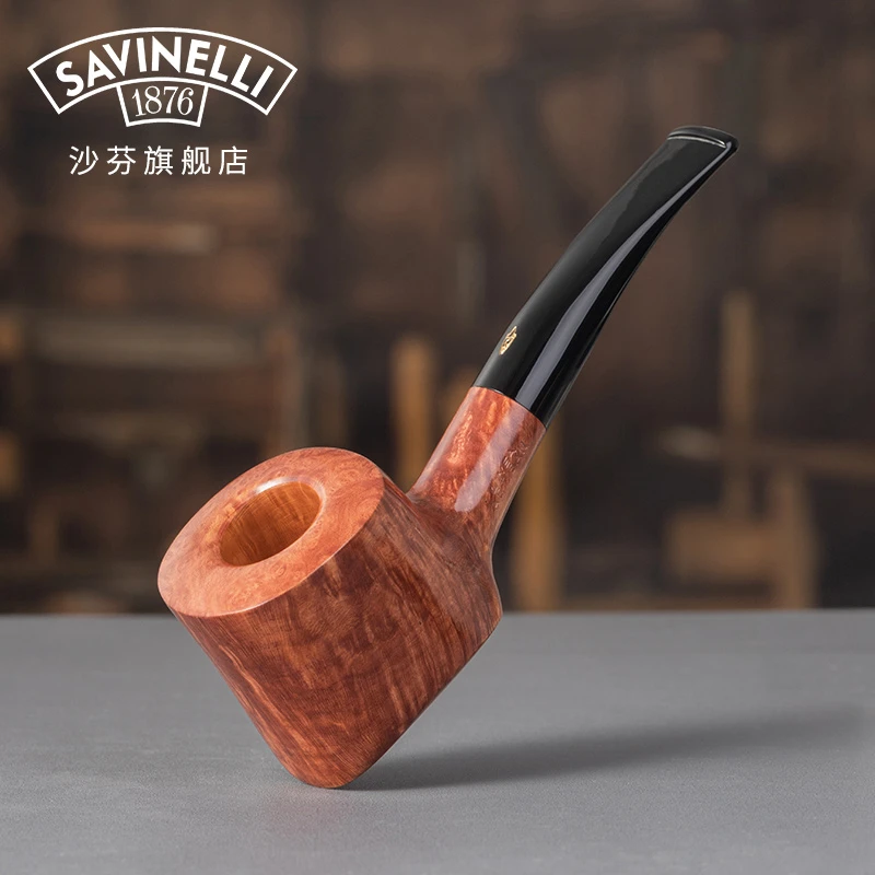 意大利沙芬进口石楠木烟斗技师杰作P139L限量纯手工烟斗208号