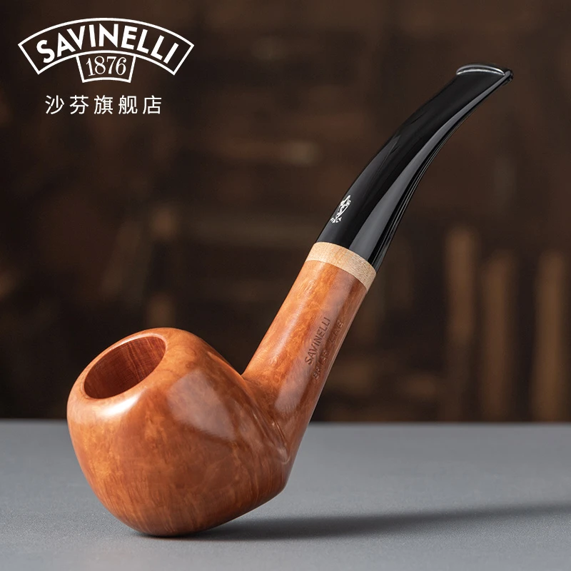 沙芬烟斗石楠木环限量B级光面意大利进口纯手工烟斗高档礼品