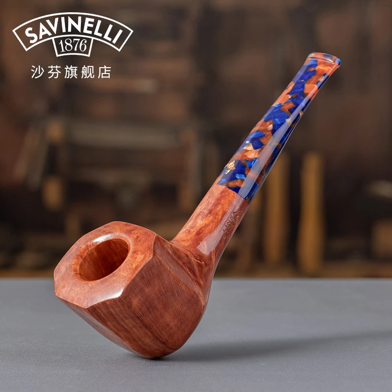 意大利沙芬全球限量技师纯手工进口石楠木烟斗P139自由式烟斗烟具