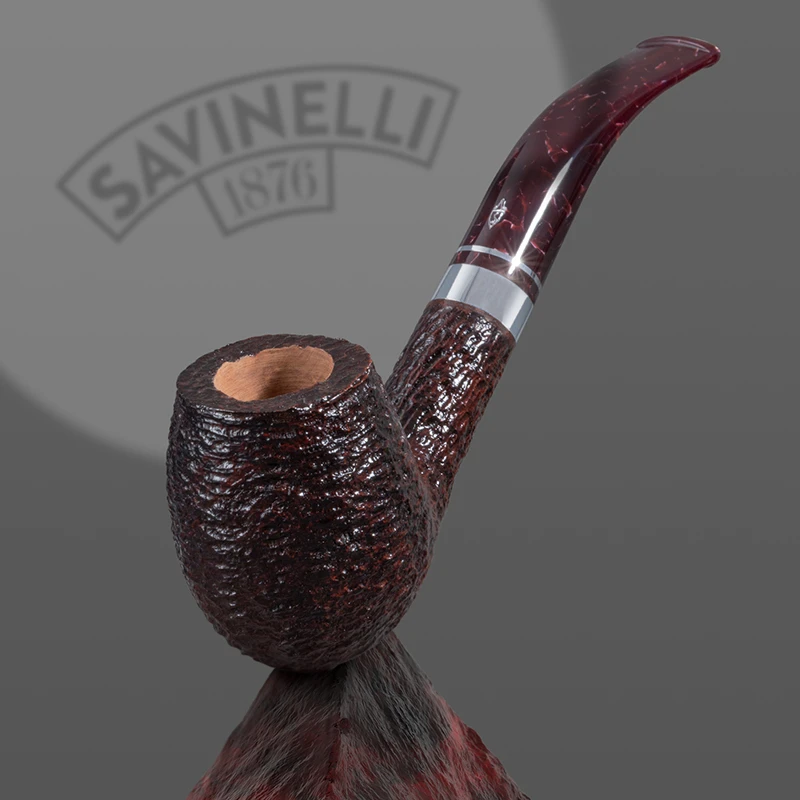 意大利沙芬巴科P402麻面石楠木烟斗670弯式大号斗传统手工进口斗