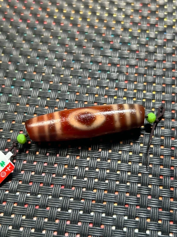 【东宫】小卢老料红肉宝盖佛心三眼玛瑙锁骨链（加加）