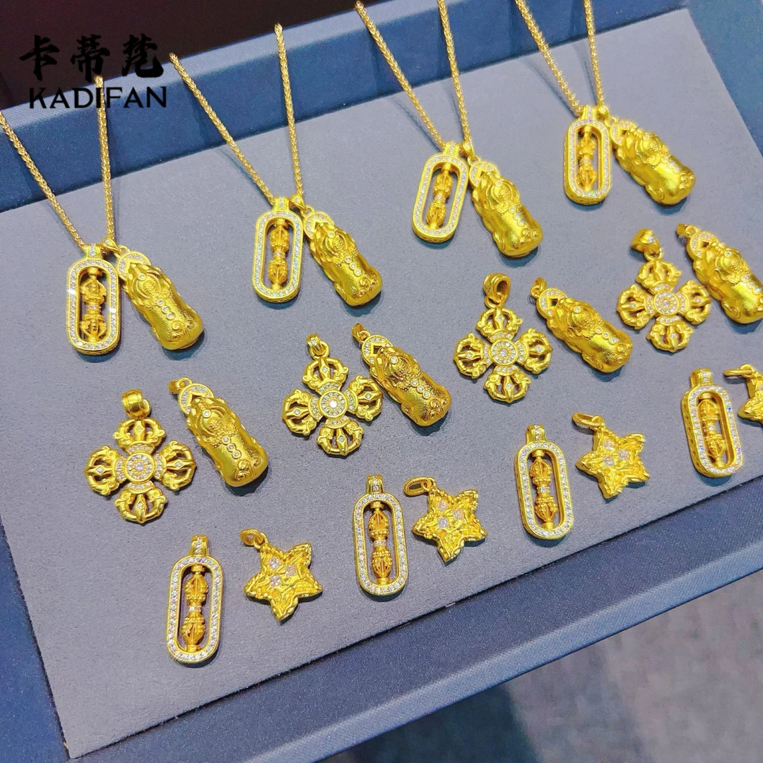 合金项链 金店同款点钻金刚杵貔貅项链韦雪同款叠戴貔貅锁骨链