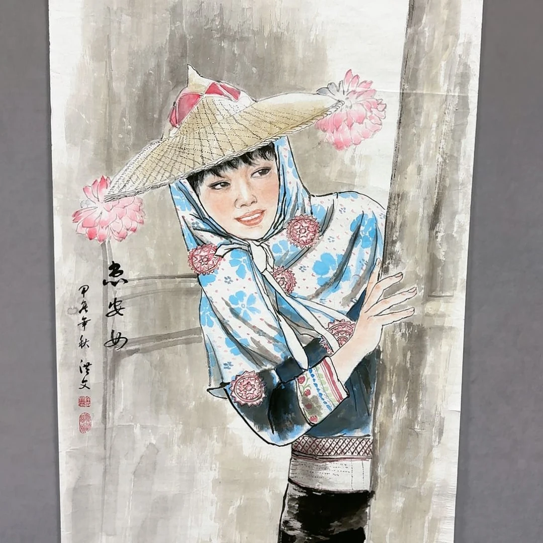 绘画国画纯手绘作品请放心去藏