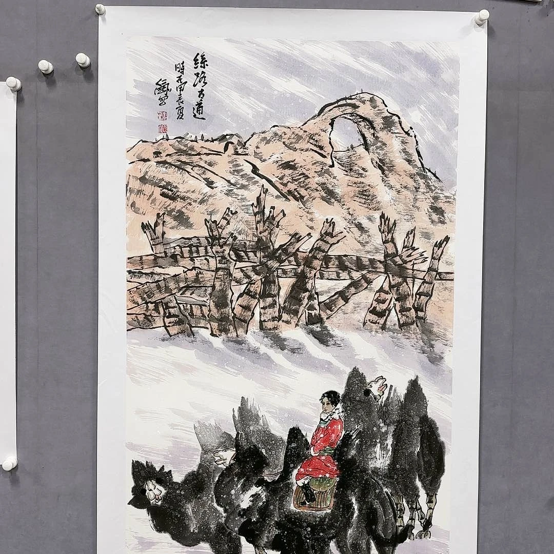 绘画国画纯手绘作品请放心去藏