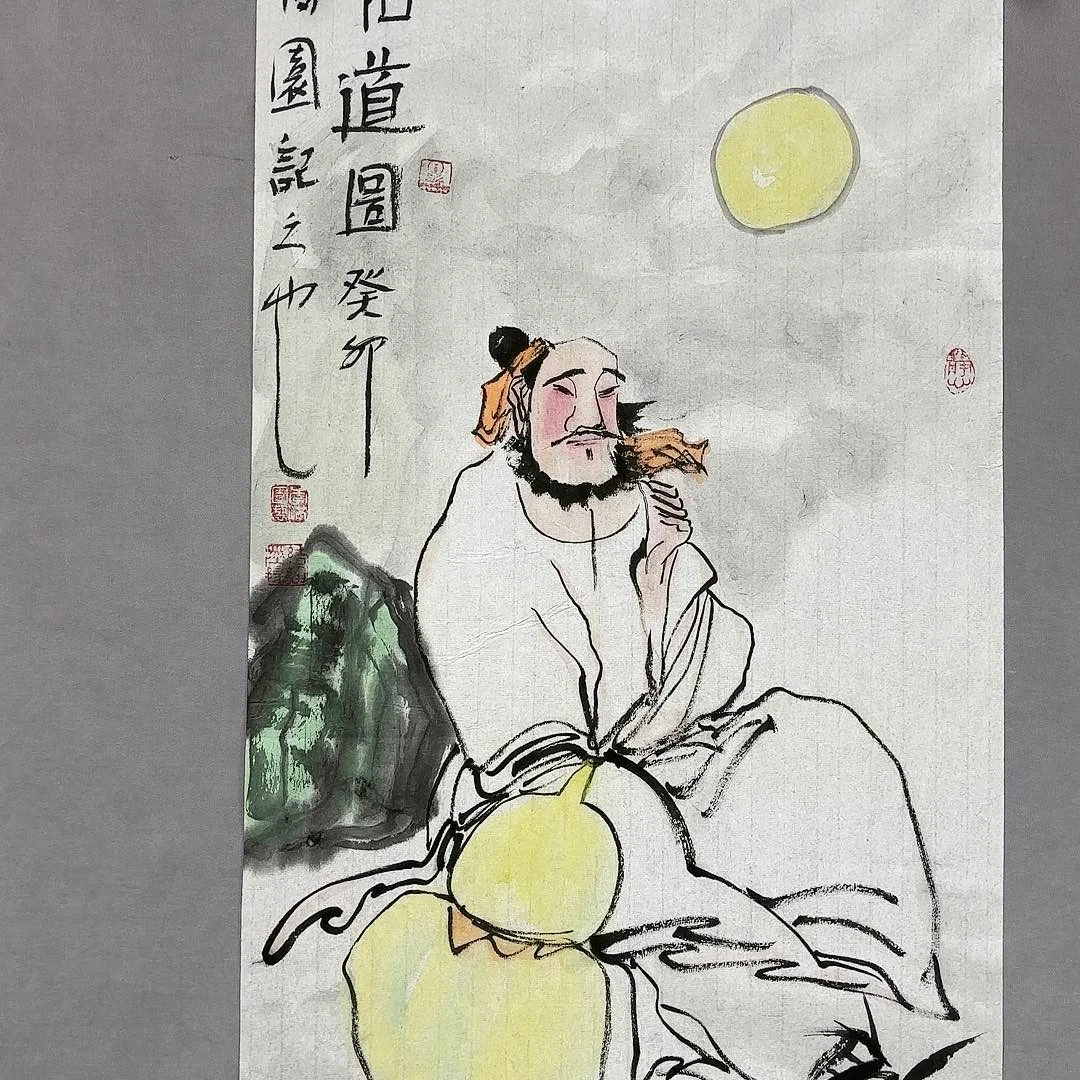 绘画新国画纯手绘作品请放心去藏