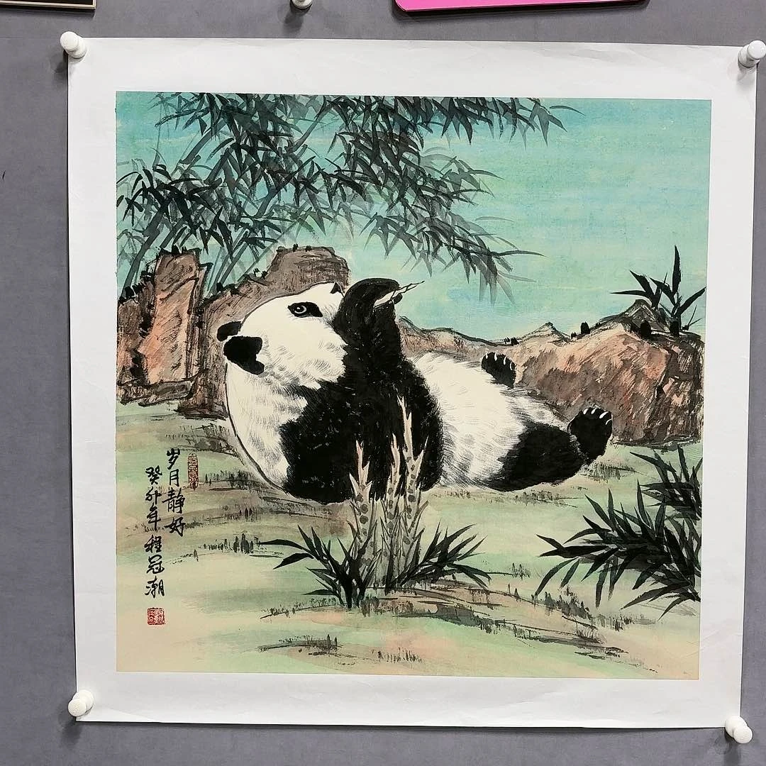 绘画国画纯手绘作品请放心去藏