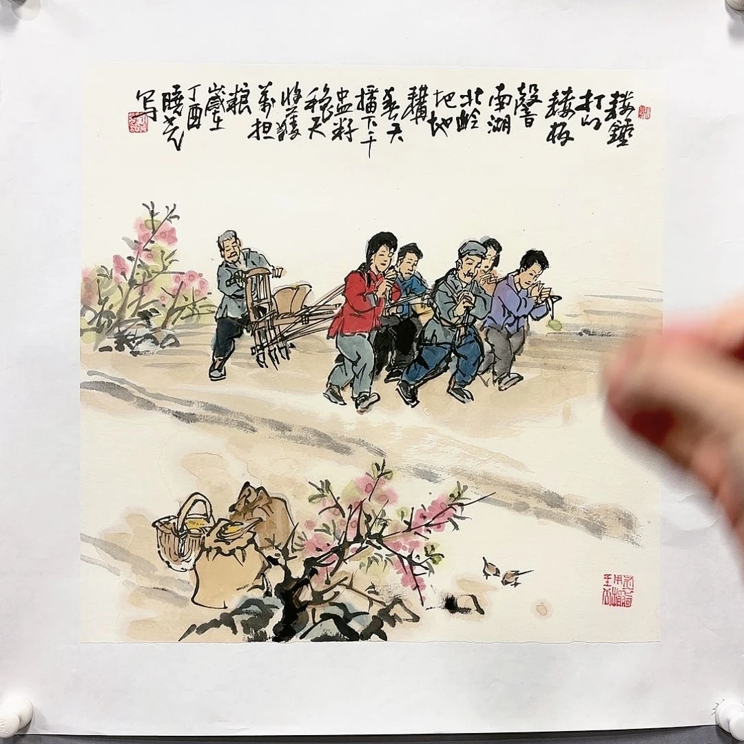 绘画国画纯手绘作品请放心去藏