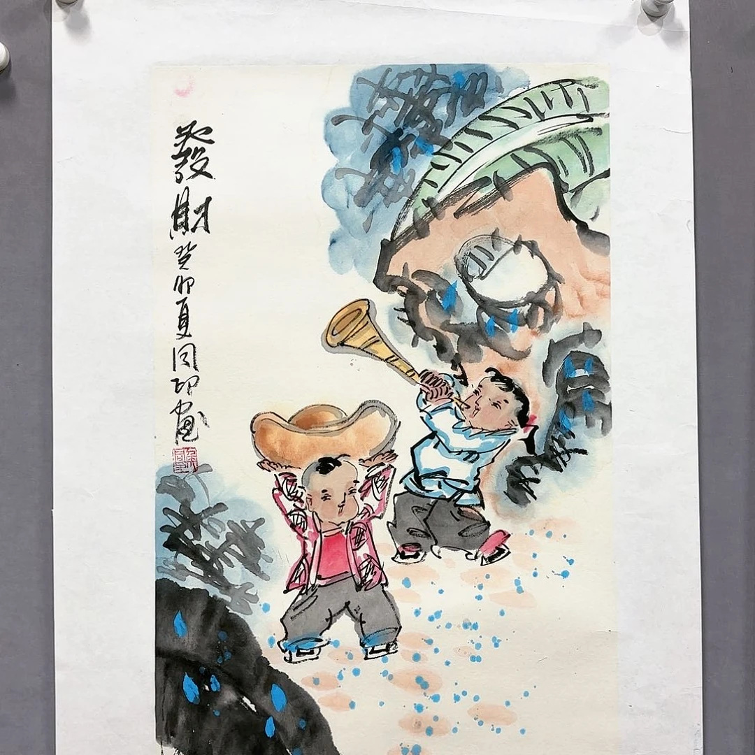 绘画国画纯手绘作品请放心去藏