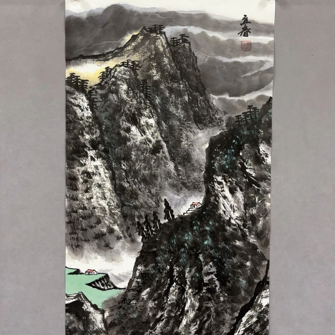 绘画国画纯手绘作品请放心去藏