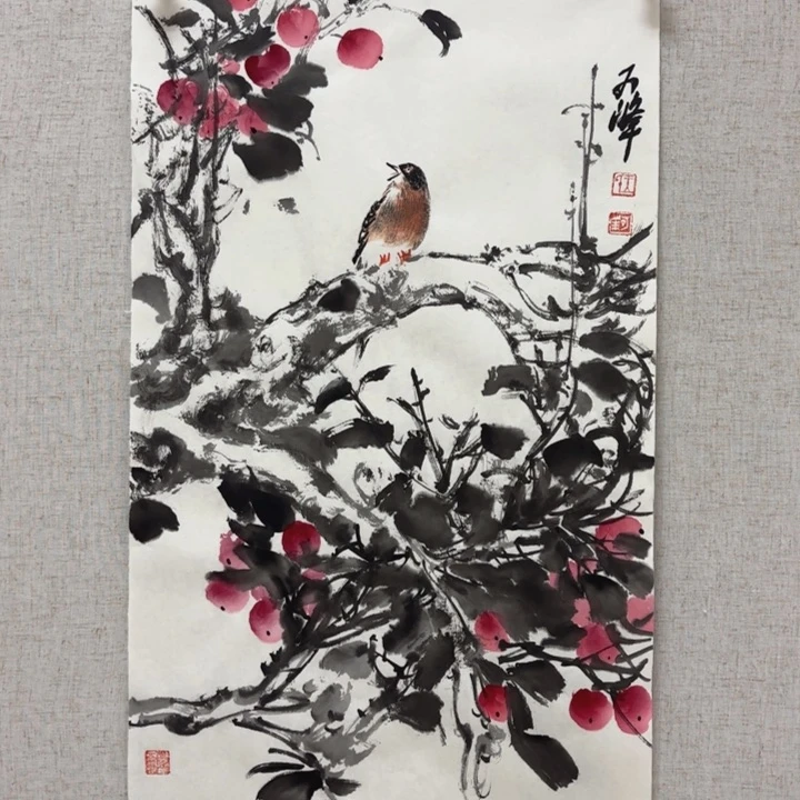 绘画国画纯手绘作品请放心去藏