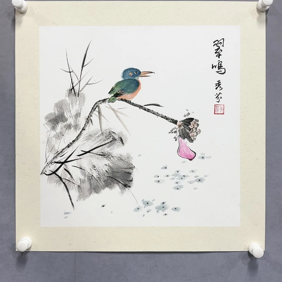绘画国画纯手绘作品请放心去藏