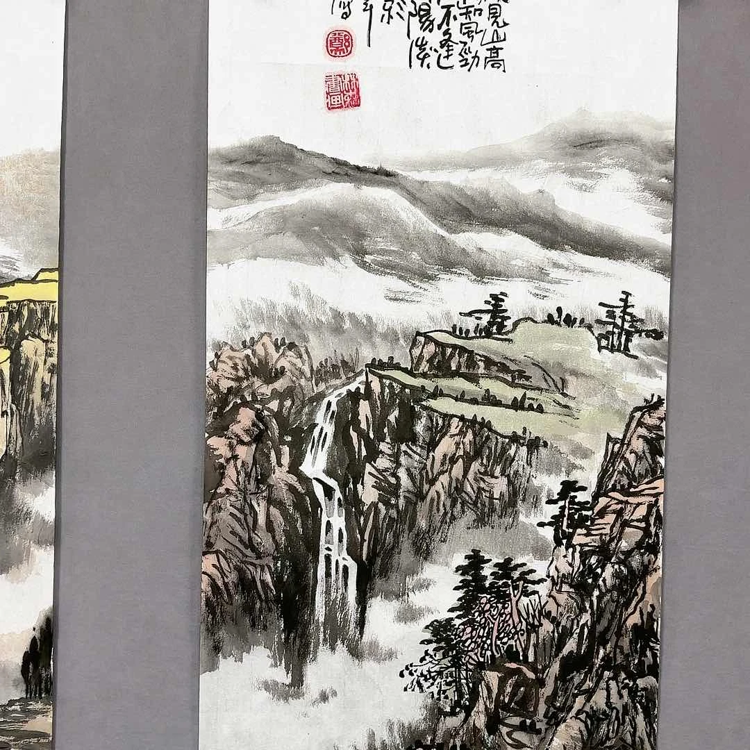 绘画v 国画纯手绘作品请放心去藏