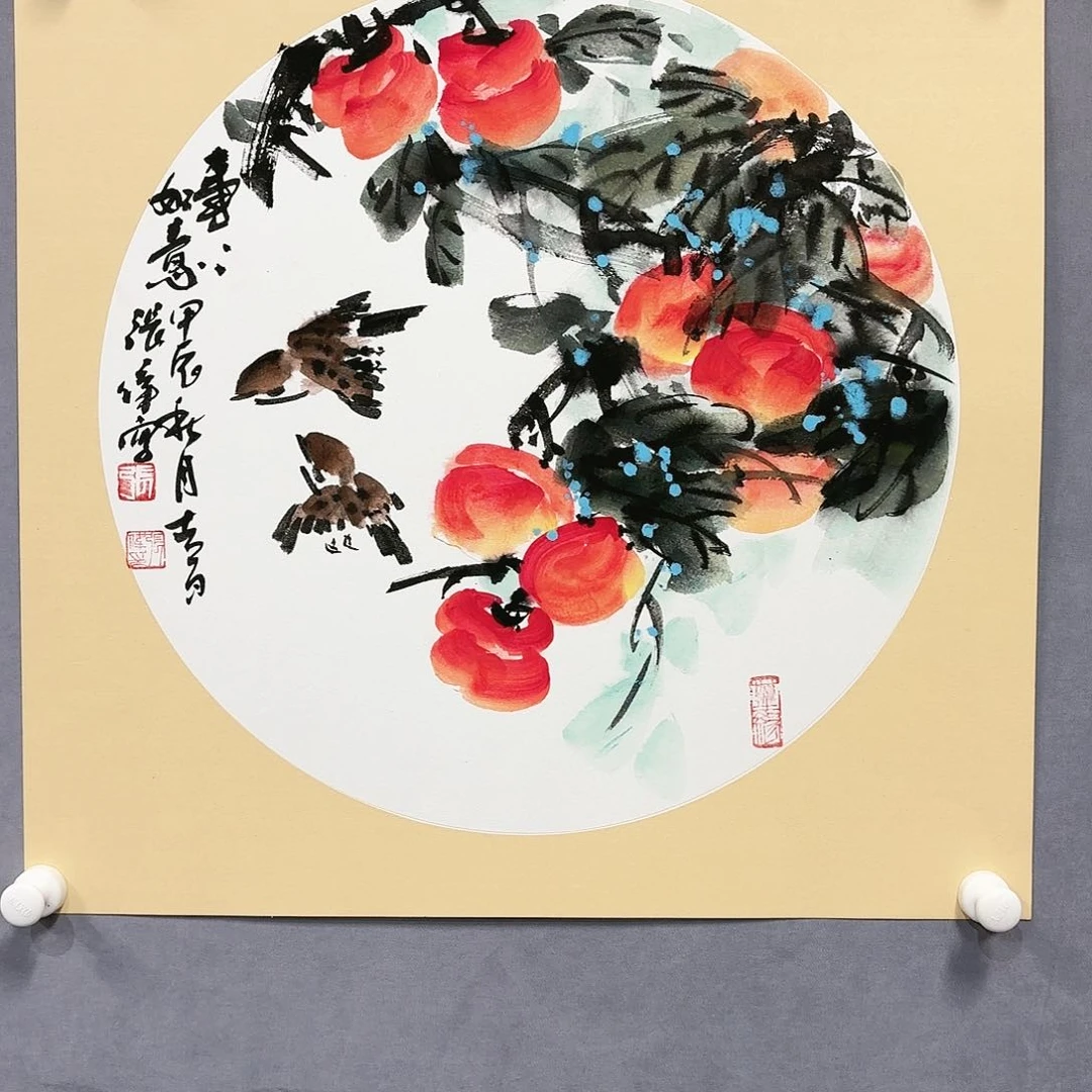 绘画国画纯手绘作品请放心去藏