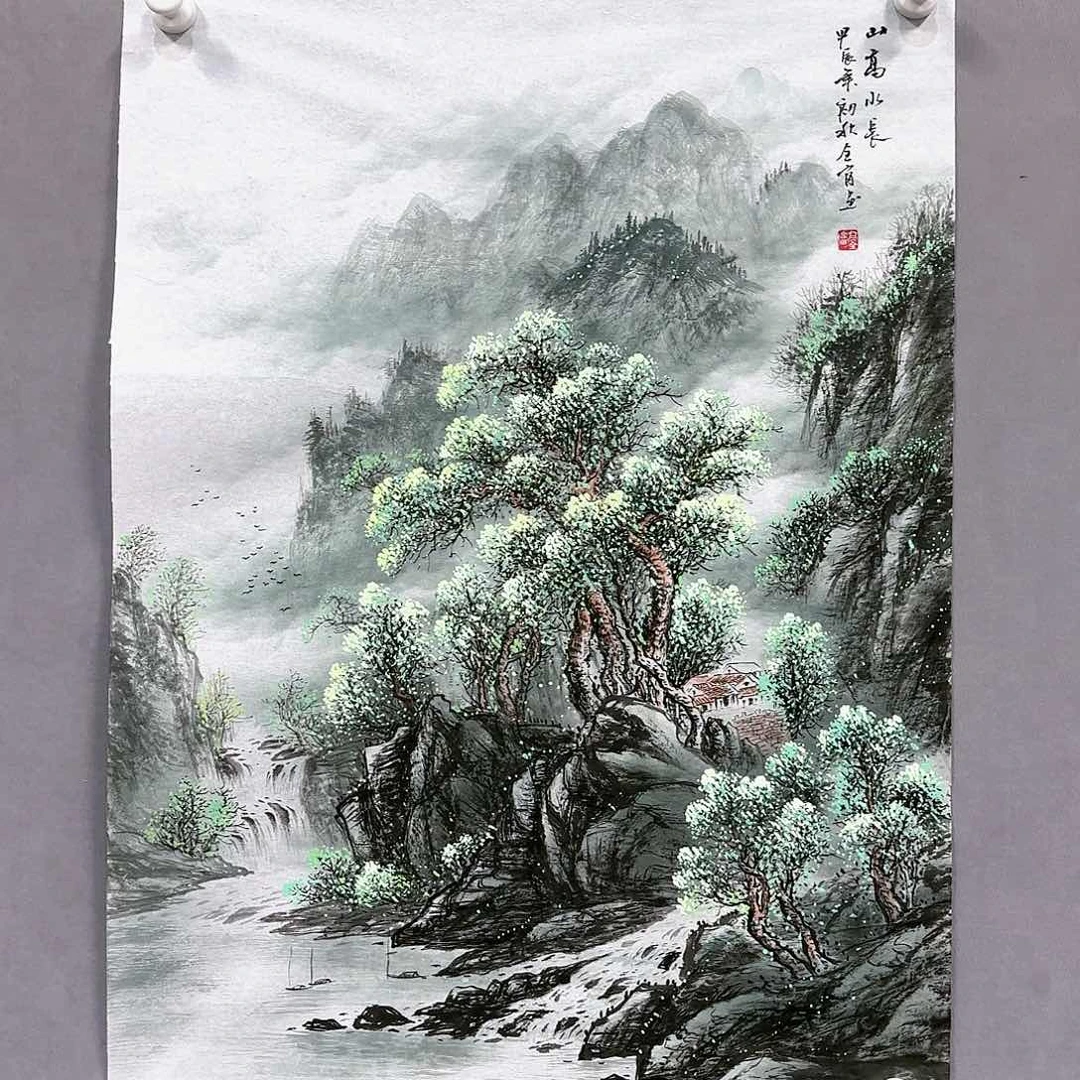绘画国画纯手绘作品请放心去藏
