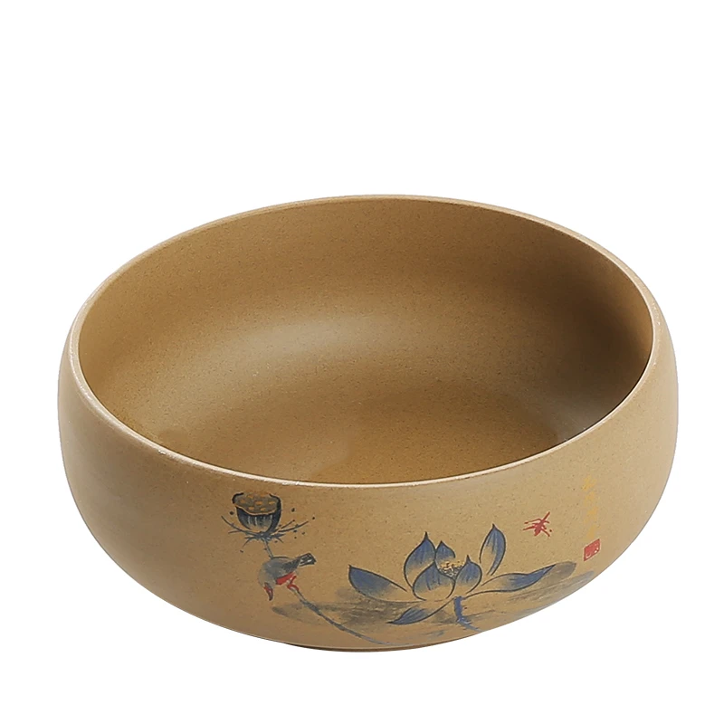 茶洗大号特大笔洗水盂水洗缸茶碗陶瓷功夫茶具配件茶道零配家用