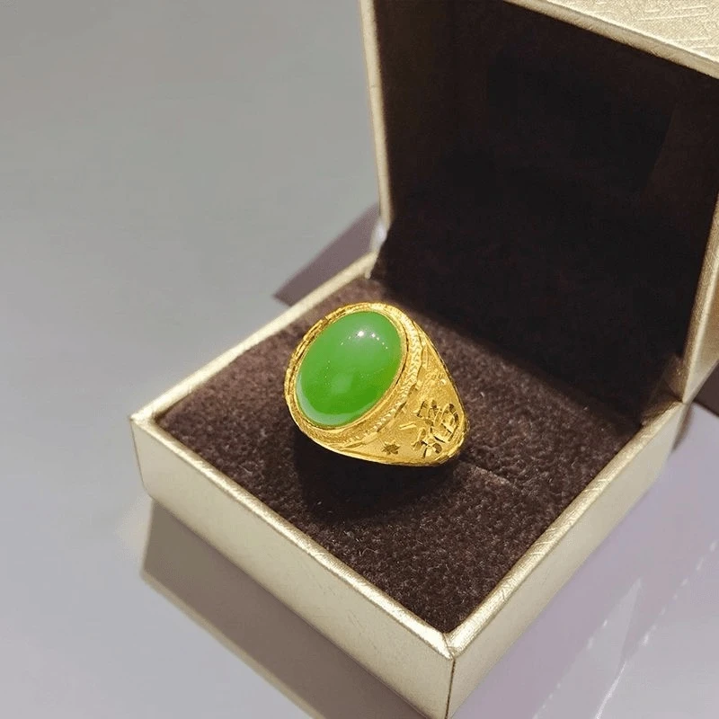 高端霸气 双福临门 福气男戒-SYH-2A