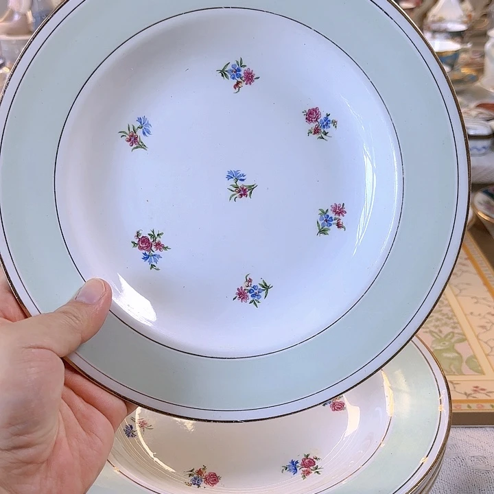 摆件摆件欧洲中古瓷器好看