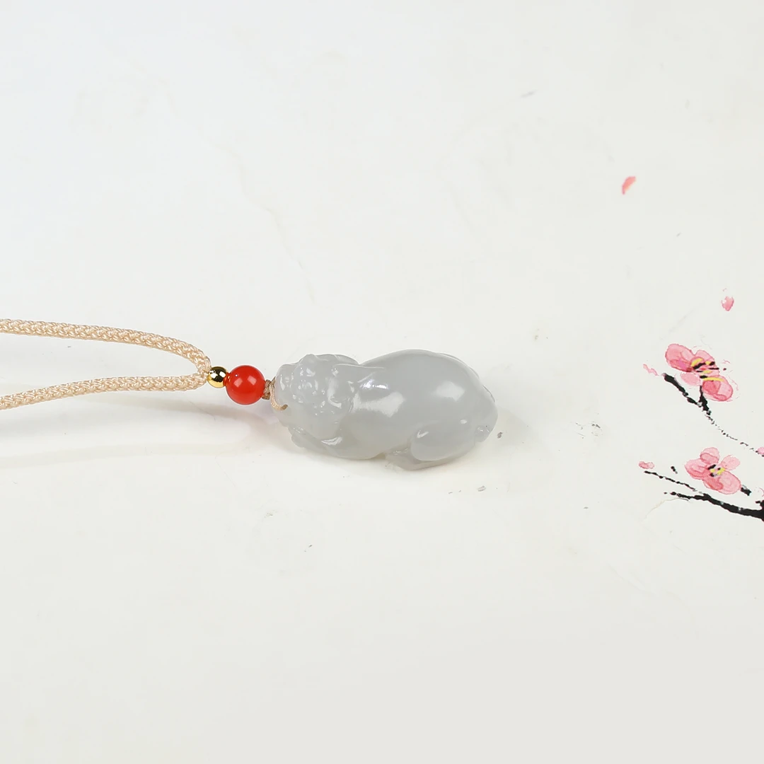 【麦子家族618大促】天然和田玉挂件吊坠貔貅百搭送礼 G0950