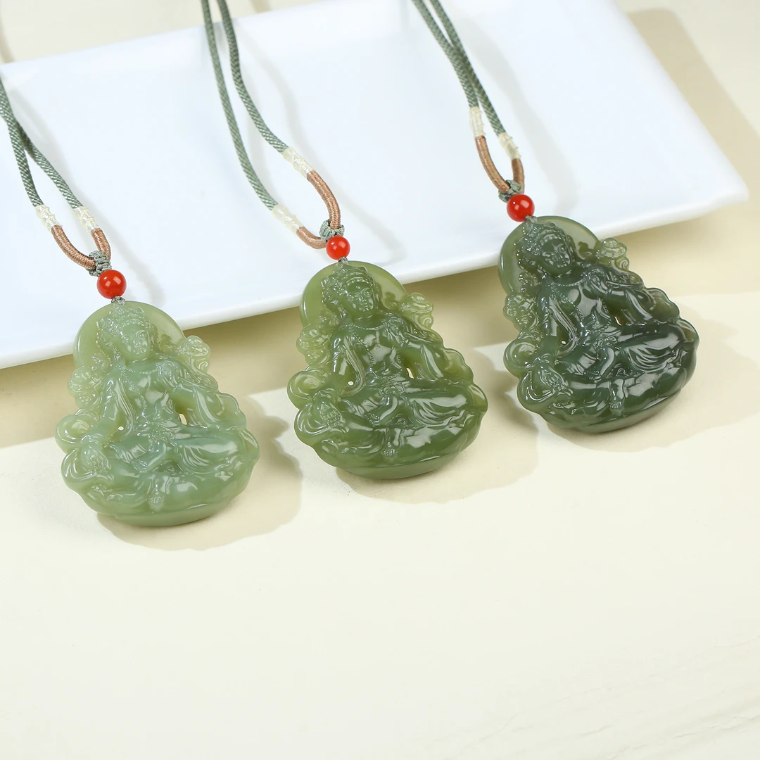 【麦子家族618大促】天然和田玉挂件吊坠多样性发1 G0931-1