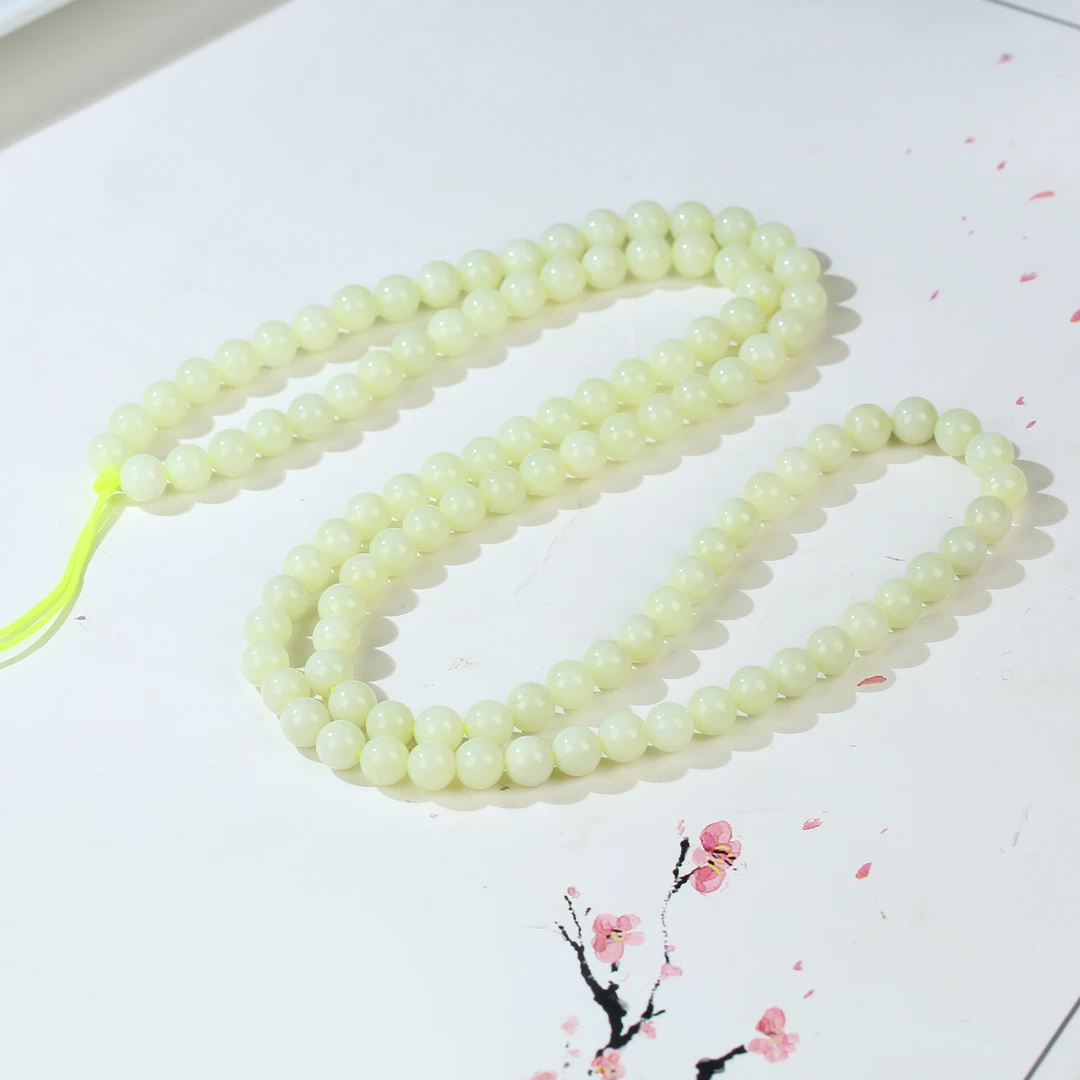 【麦子家族618大促L】天然和田玉多圈黄玉项链5-6百搭 XL332-1