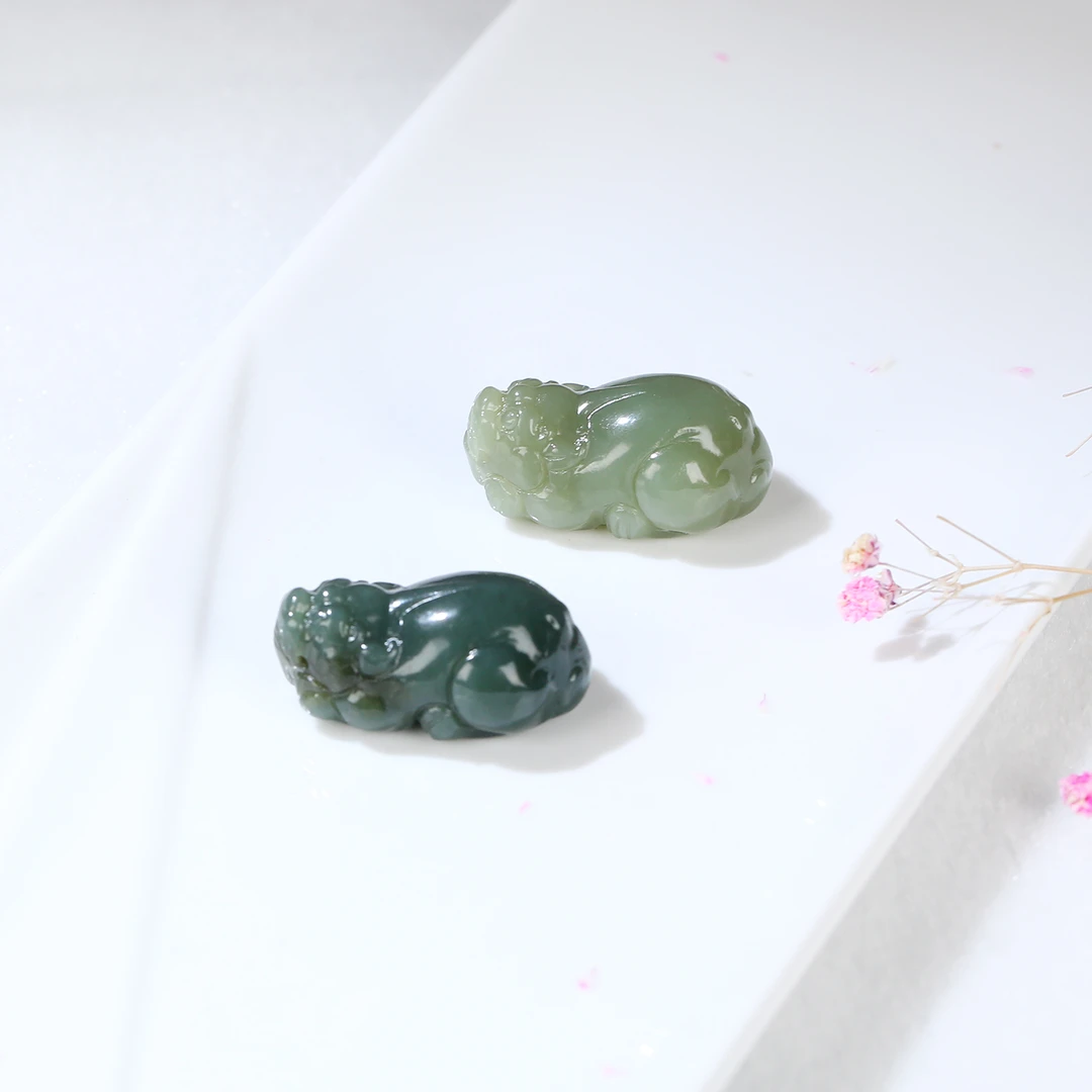 【麦子家族618大促】天然和田玉挂件貔貅多样性发1 PDZ129