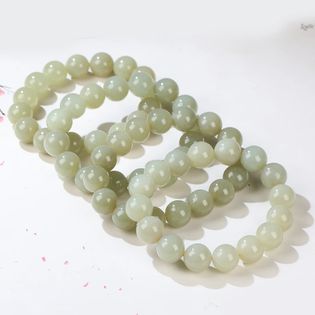 HW【麦子家族春季特惠】天然和田玉手串11-12精致多样性发1 SC684