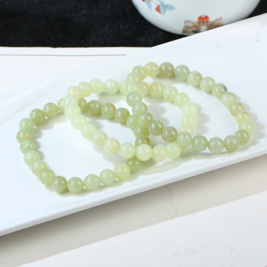 【麦子家族618大促】天然和田玉7-8手串百搭多样性发1 SC627