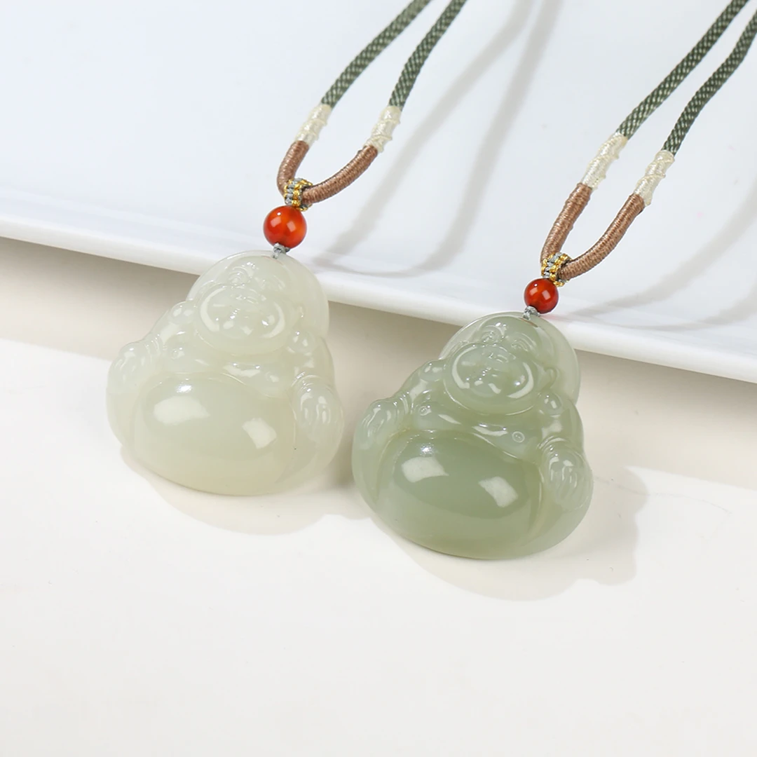 【麦子家族】天然和田玉挂件吊坠佛公百搭多样性发一 G0852-H