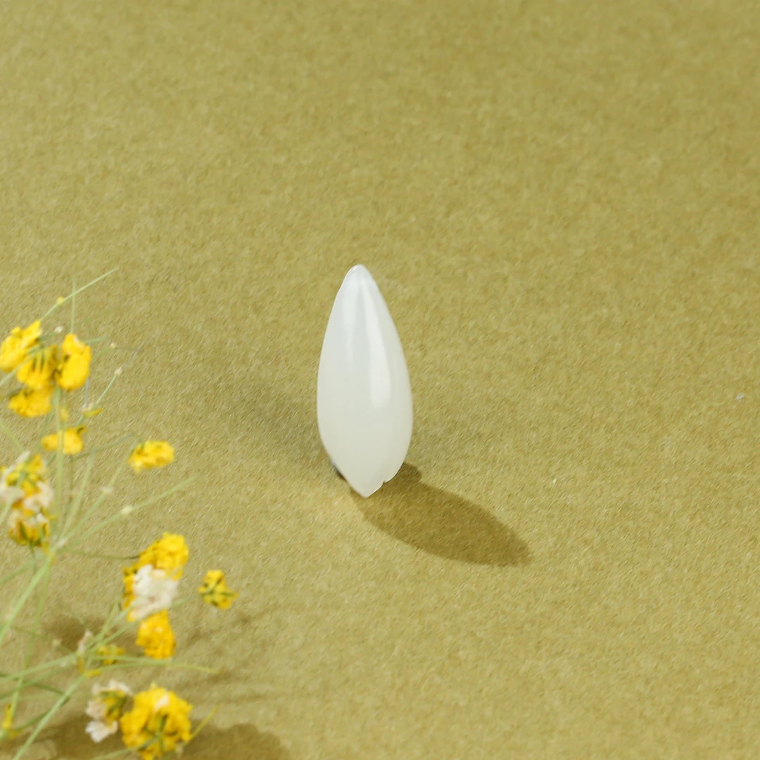 【麦子家族618大促】天然和田玉挂件吊坠玉兰花美好送礼BDZ298