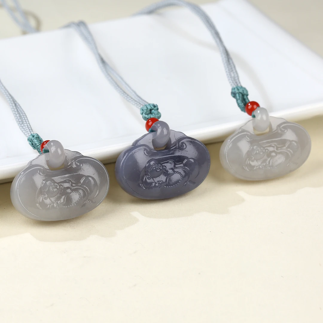 【麦子家族618大促】天然和田玉挂件吊坠佛公多样性发1 PDZ016