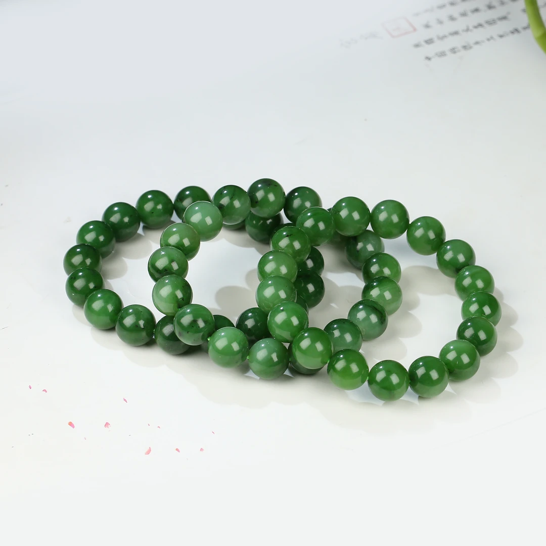 HW【麦子家族618大促】天然和田玉碧玉串11-12多样性发1 SC630-1