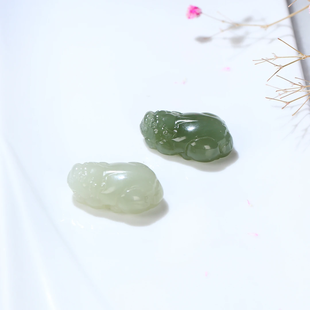 【麦子家族618大促】天然和田玉挂件貔貅多样性发1 PDZ128