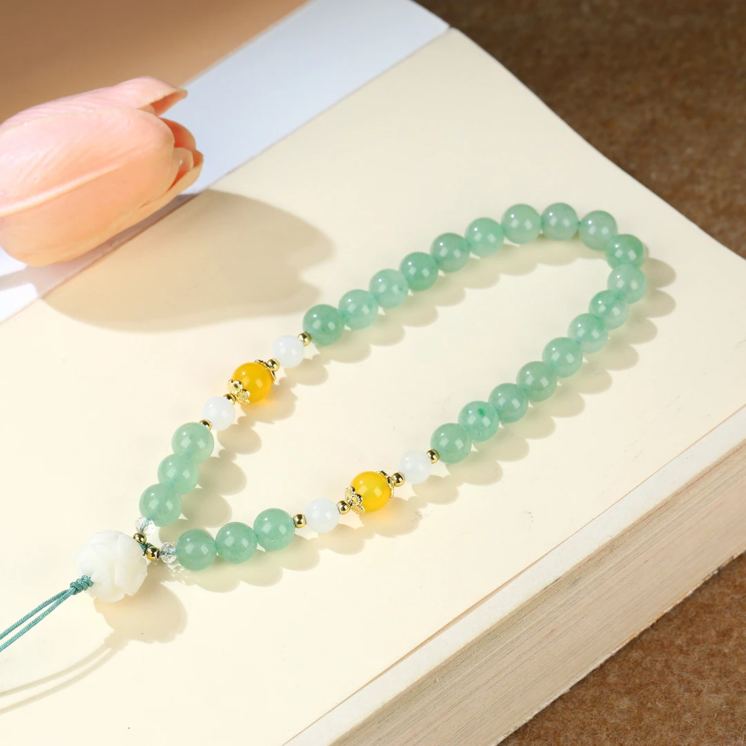 【麦子家族618大促】天然东陵玉多用途7-8百搭精美佩戴SJ010