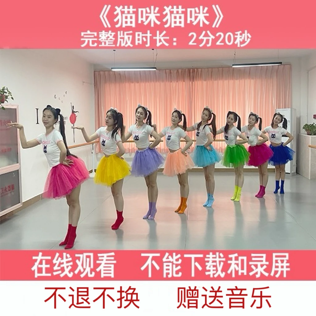 舞蹈视频课  猫咪猫咪 完整版 2分20秒