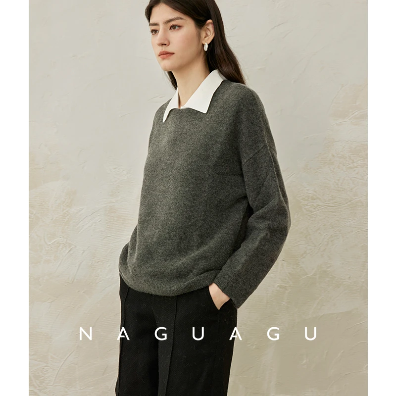 NAGUAGU/南瓜谷大促【拉毛康宝莱实用系列】 针织衫Z1895Y