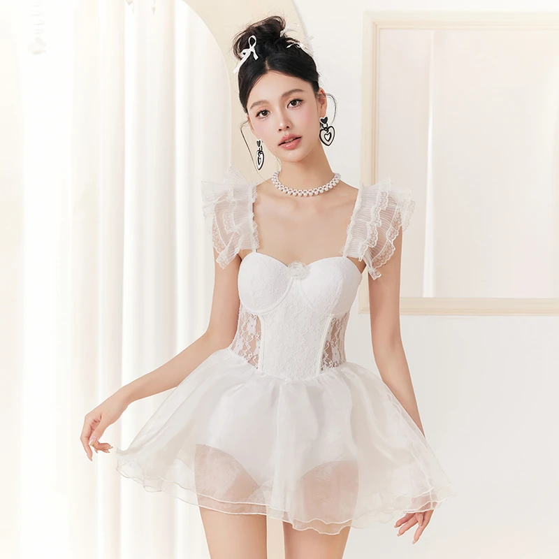 UNYOOKE/云雨荷连体泳装遮肉显瘦聚拢度假温泉水上乐园泳衣女性感