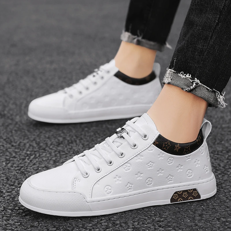 时尚舒适男士爆款休闲板鞋透气百搭软底防滑耐磨软面轻柔低帮潮流