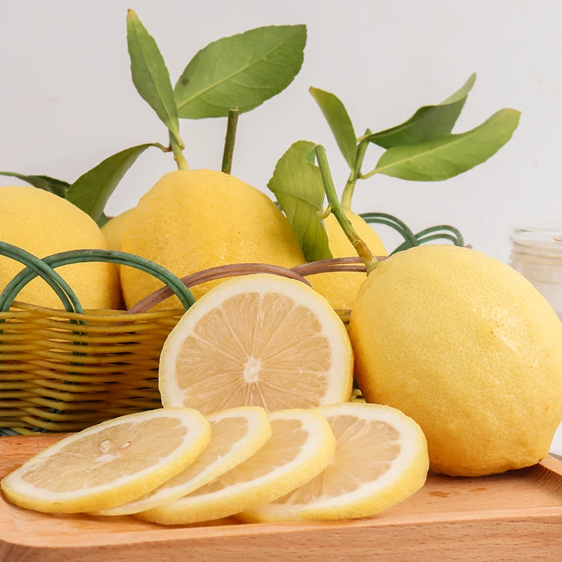 四川安岳新鲜柠檬尤力克黄柠檬2斤5斤9斤精选中果