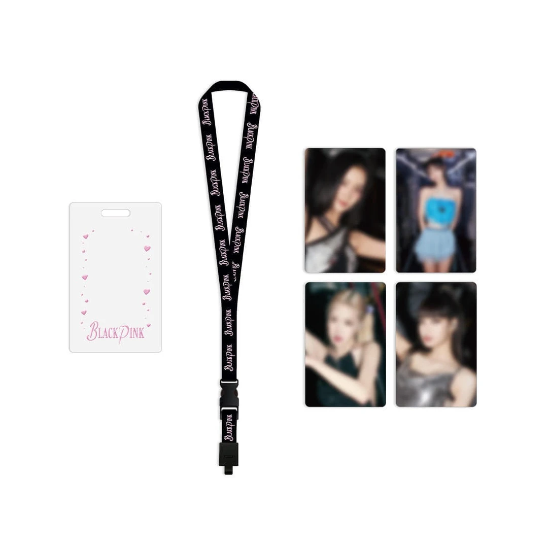 粉墨BLACKPINK安可场周挂绳亚克力卡套卡 现货官方正版小卡