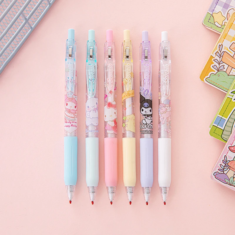 爆款三丽欧限定按动中性笔ins高颜值可爱风0.5库洛米刷题笔书写
