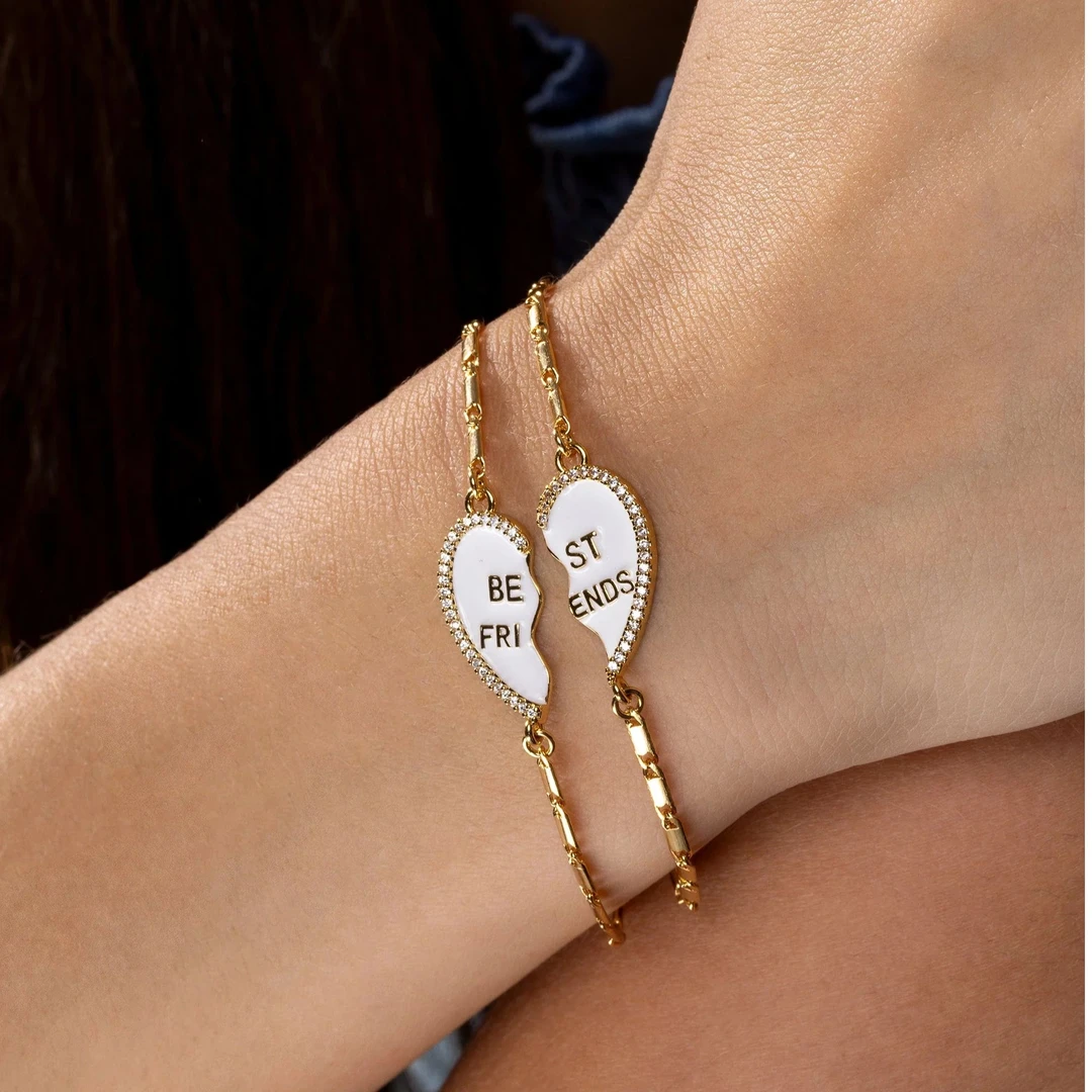 铜合金合成锆石手链 欧洲挪威Crystal Haze--Best friend 手链