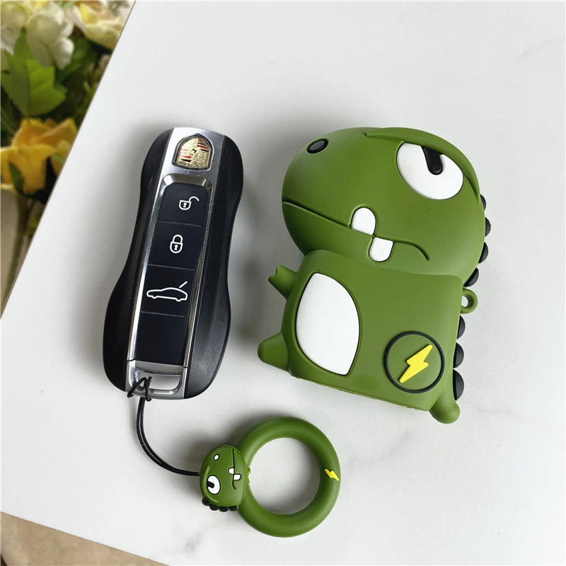 保时捷钥匙套帕拉梅拉卡宴Cayenne汽车Macan男911女718包壳扣恐龙