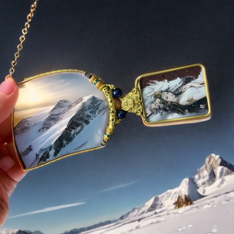 【千华出品】龙女  壳子钛钢 吊坠