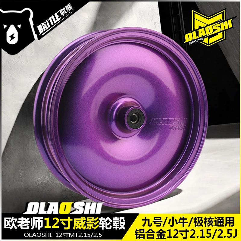 欧老师威影轮毂九号Mz机械师MK2 M95c小牛U3 NXT改装锅盖12寸轮圈