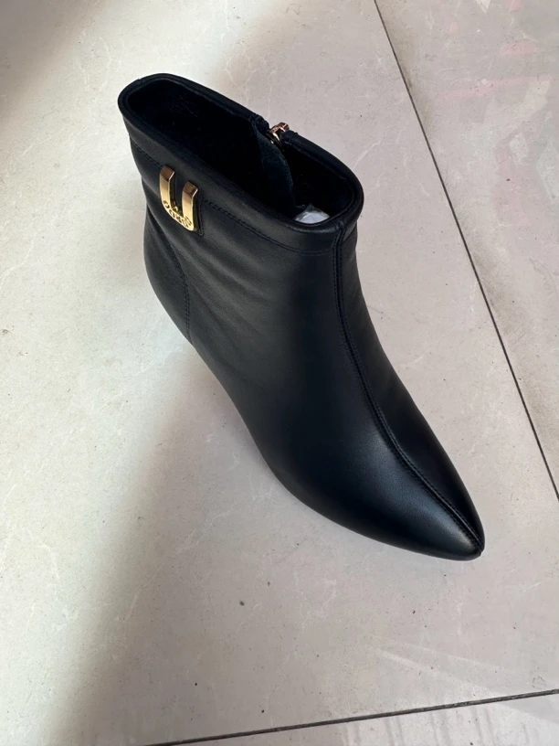 B1267牛皮加绒软底