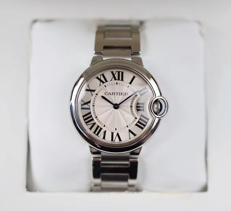 95新 Cartier/卡地亚 福利款-36mm蓝气球W69011Z4石英 中性腕表