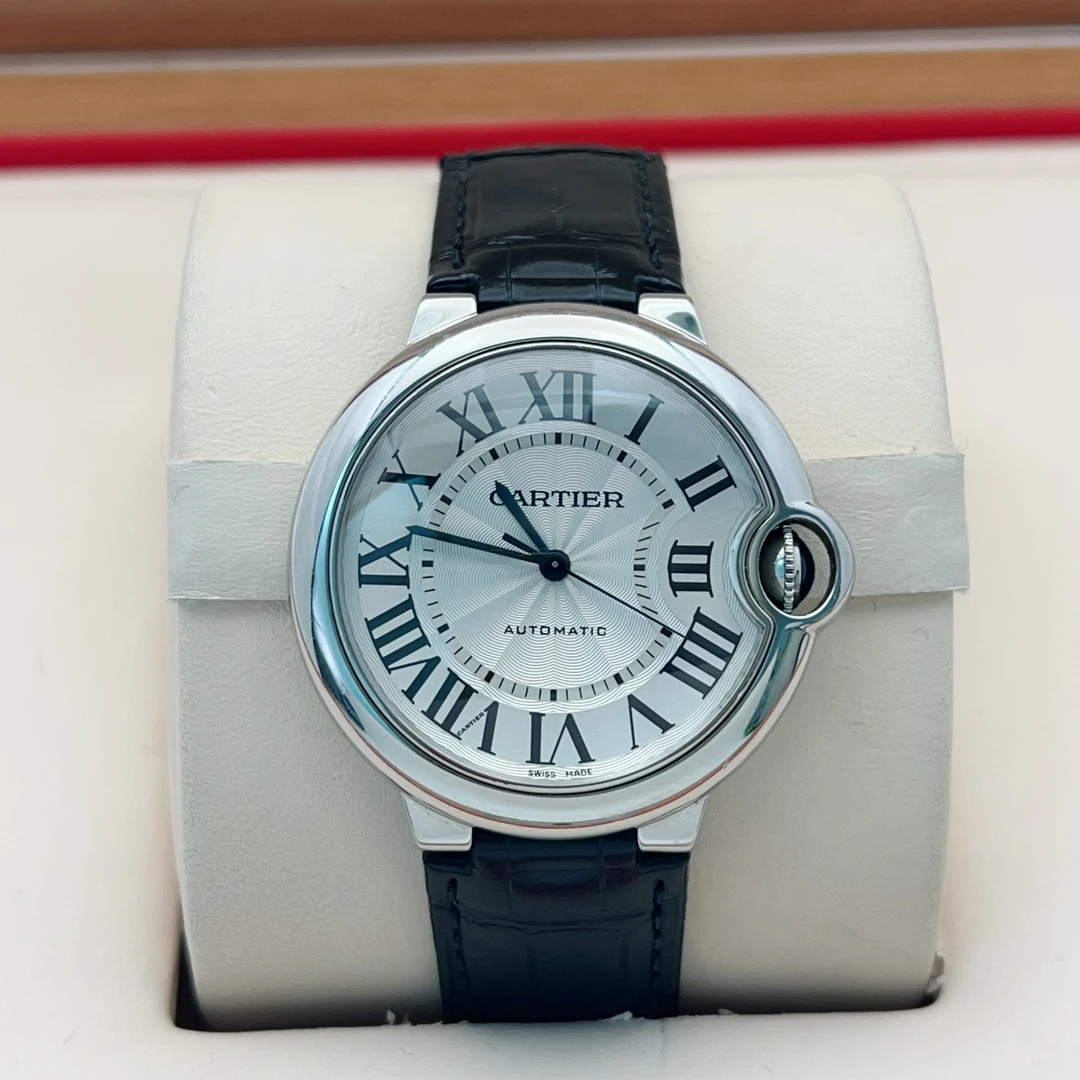 95新 Cartier/卡地亚 拆单特价36mm蓝气球/W69017Z4/机械/精钢